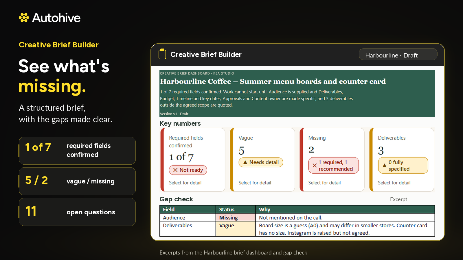 Creative Brief Builder preview